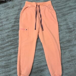 Figs Papaya Jogger Style Scub Pants